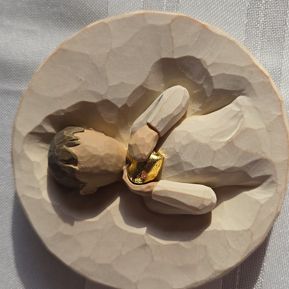 💛 New In Box Willow Tree Heart of Gold Keepsake Box for Jewelry or Treasures 💛